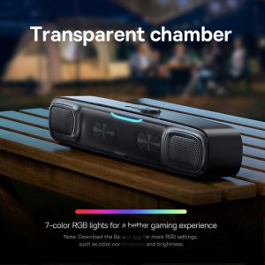 اسپیکر بلوتوثی باسئوس مدل AEQUR DS10 RGB